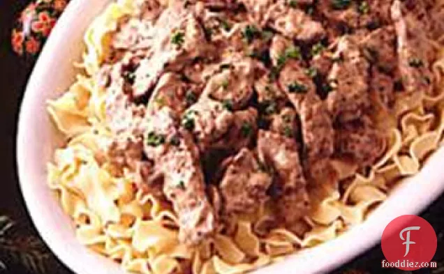 Red River Beef Stroganoff