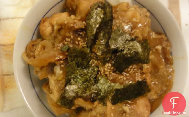 Oyako-don (chicken and egg rice bowl)