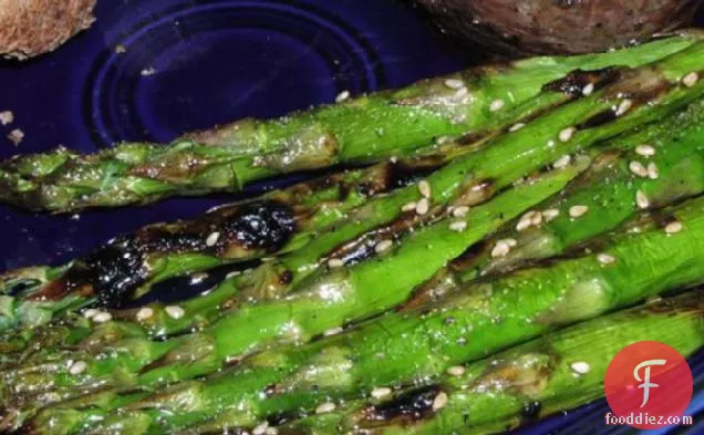 Fiery Grilled Asparagus