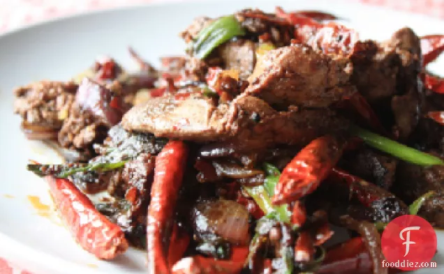 Stir-Fried Liver and Onions with Oyster Sauce