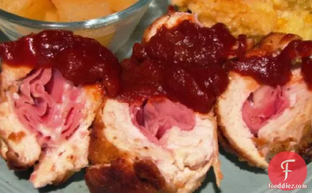 अनानास बारबेक्यू सॉस के साथ हुला चिकन