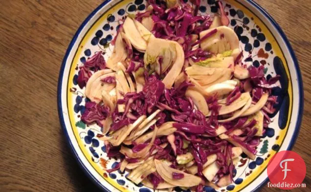 Crunchy Winter Cabbage And Fennel Salad