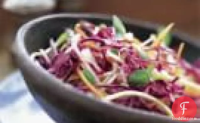 Jicama, Carrot And Red Cabbage Salad