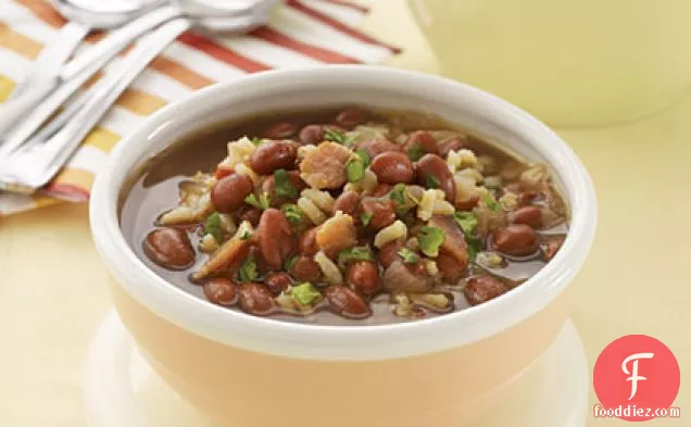 Jamaican Red Beans and Rice Soup