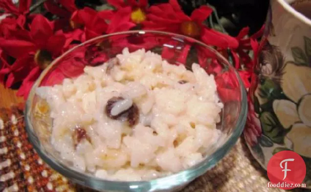 Roz Bel Laban (Rice Pudding)