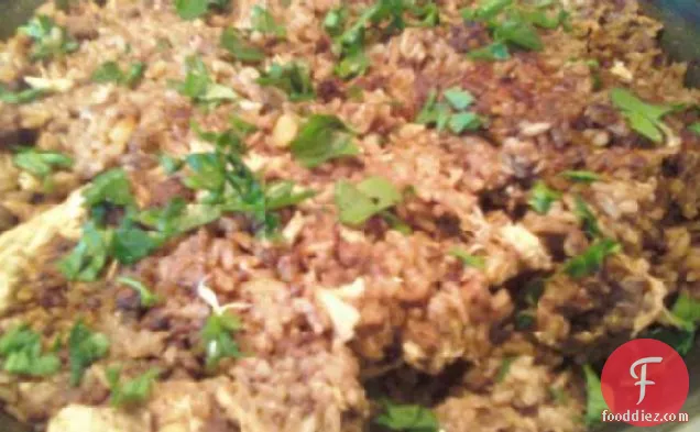 चावल के साथ लेबनानी चिकन