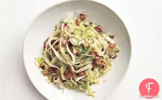 Fettuccine With Sausage And Cabbage