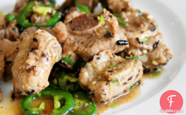 Steamed Pork Ribs with Fermented Black Beans