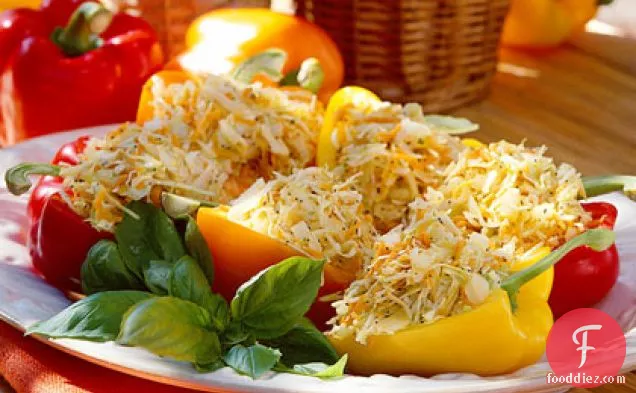 Carrot-and-Cabbage Stuffed Peppers