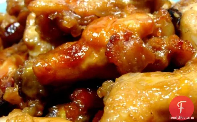 Barbecued Fried Wings