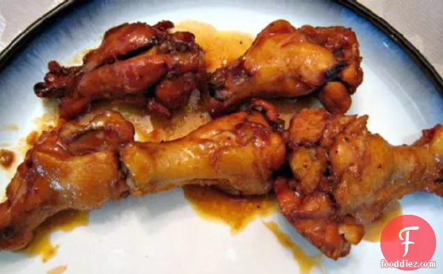 Chicken Wings in Honey BBQ Sauce