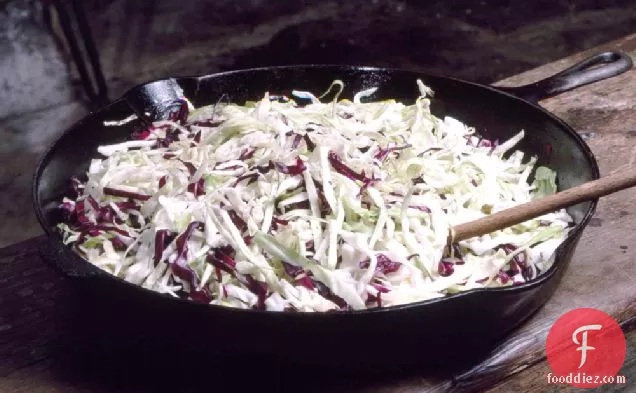 Sauteed Red and White Cabbage