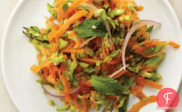 Asparagus and Carrot Slaw