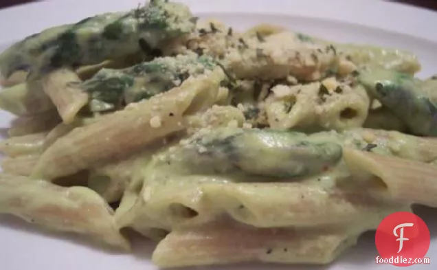 Penne Pasta With Asparagus Sauce