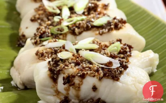 Ginger Steamed Fish With Troy S Hana Style Sauce Recipe