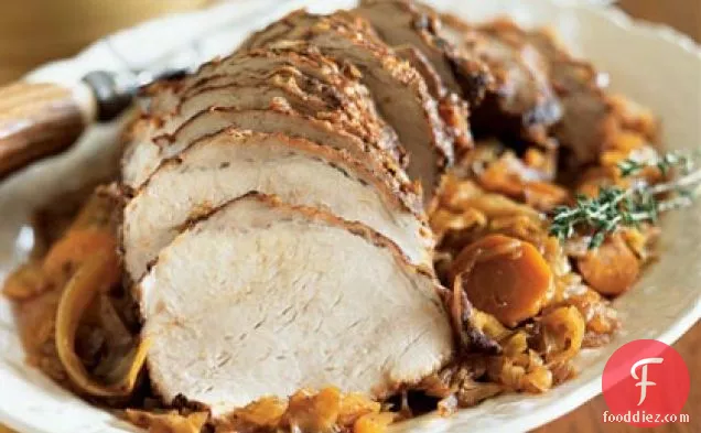 Pork Loin Braised with Cabbage
