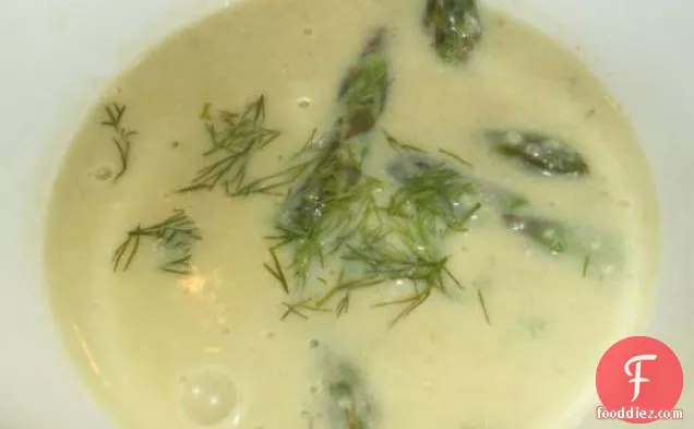 Creamy Asparagus Soup With Fennel