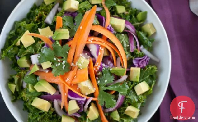 Asian Raw Kale Salad