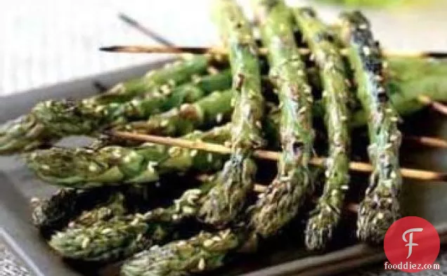 Grilled Asparagus with Gorgonzola Butter