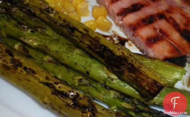 Roasted Asparagus With Balsamic Browned Butter - Healthy Low-Cal