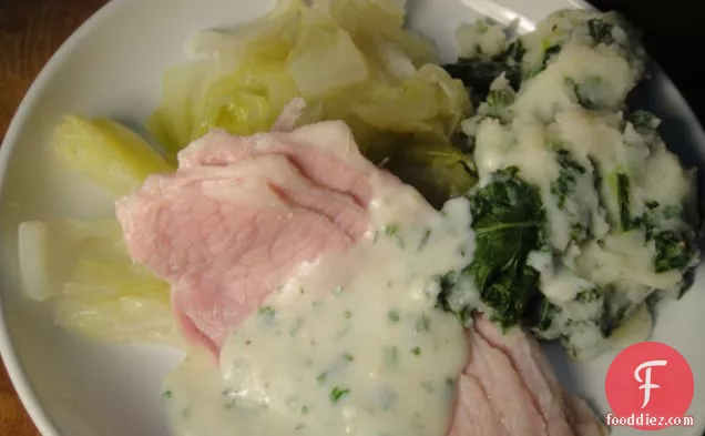 Cook The Book: Traditional Irish Bacon, Cabbage, And Parsley Sauce