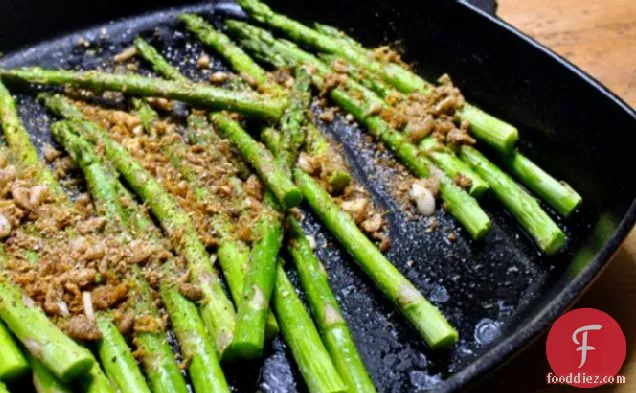 Roast Asparagus with Long Pepper Gremolata