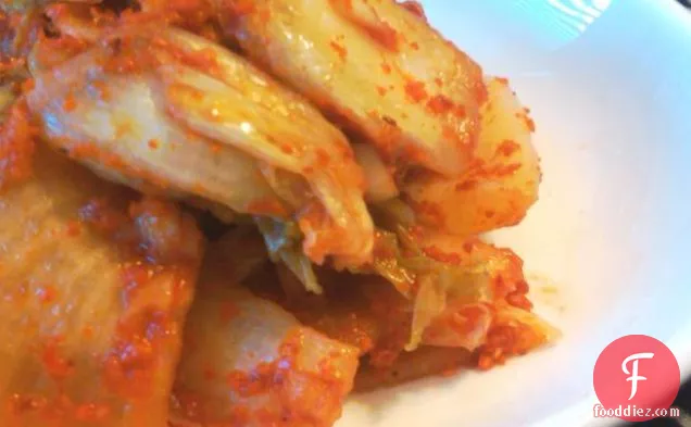 A Simple Napa Cabbage Kimchi