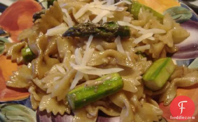 Penne With Roasted Asparagus and Balsamic Butter