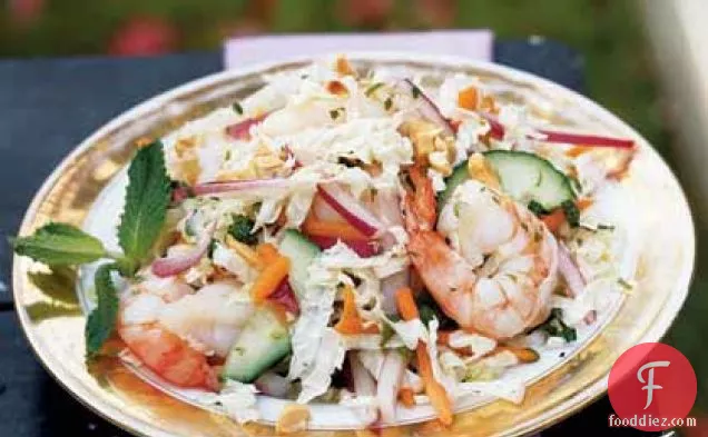 Southeast Asian Cabbage and Shrimp Salad