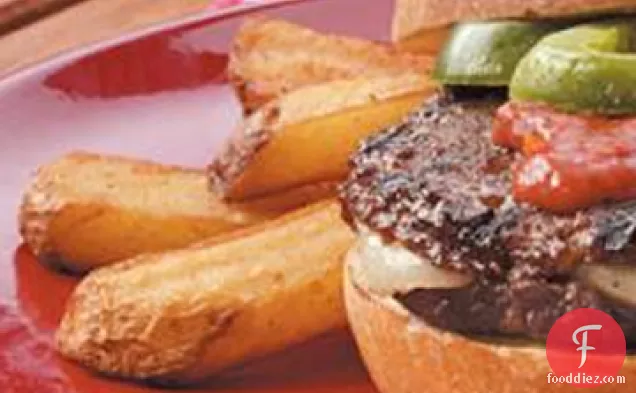 Cheddar Potato Wedges