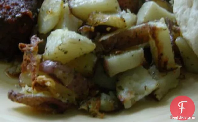 Garlic Herbed Roasted Red Skin Potatoes