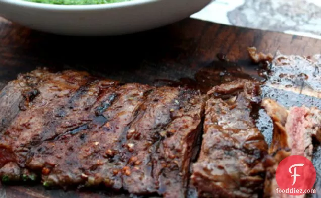Spice-Rubbed Grilled Skirt Steak