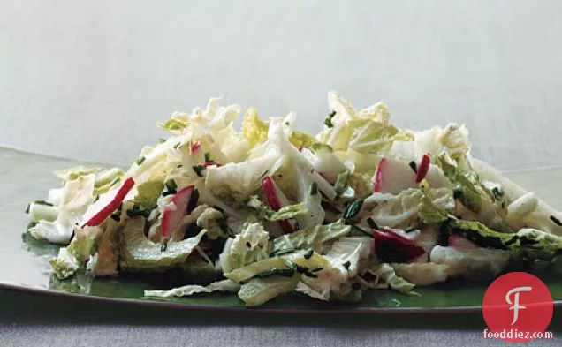Napa Cabbage Salad with Buttermilk Dressing