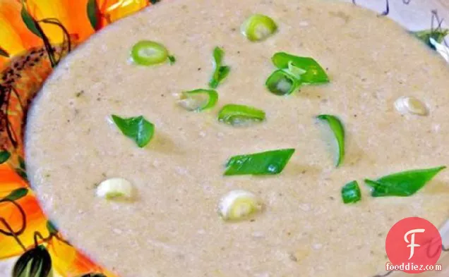 भुना हुआ विडालिया प्याज और लहसुन का सूप