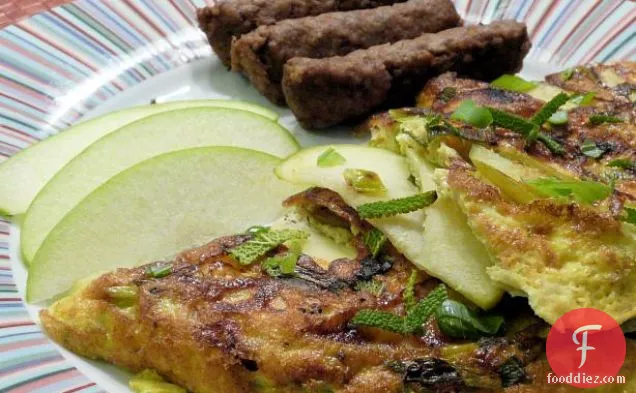 सेब और लीक फ्रिटाटा