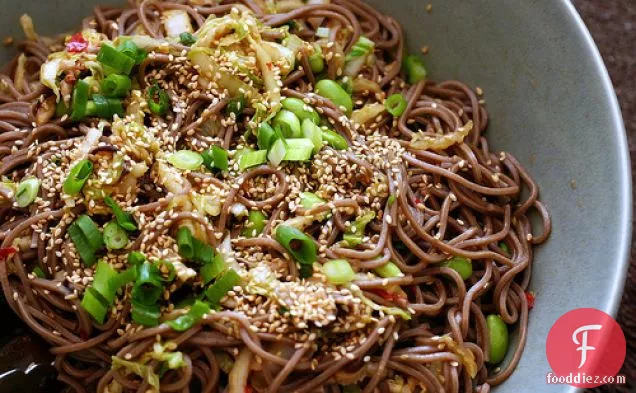 Spicy Soba Noodles With Shiitakes