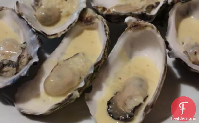 Australian Oysters in Champagne Sauce