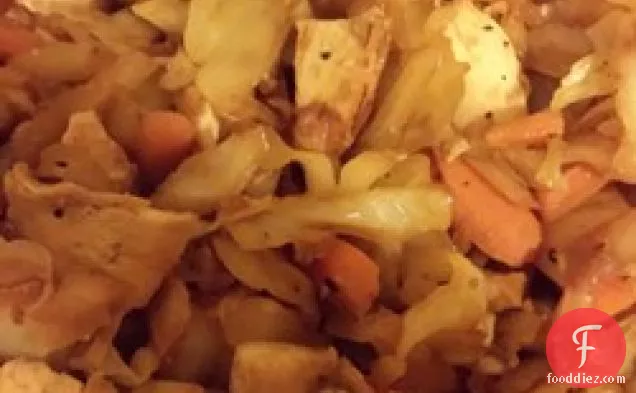 Super Easy Stir-Fried Cabbage