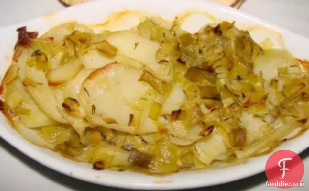 Potato & Leek Gratin