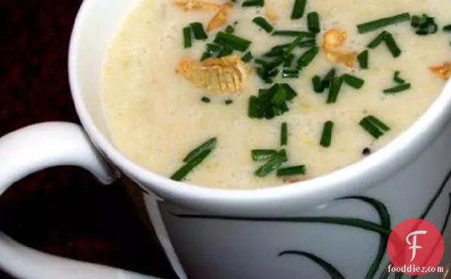 Roasted Garlic and Leek Soup