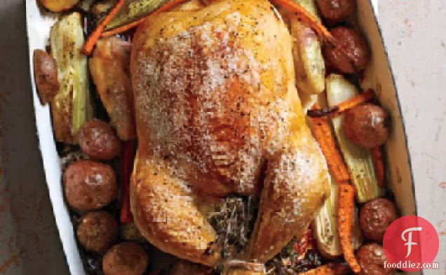 Herb-Roasted Chicken and Vegetables