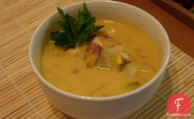 Chicken Chowder With Bacon