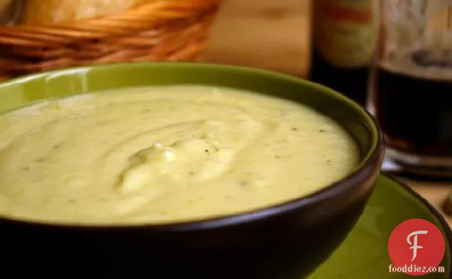 St. Patrick's Day Potato Soup With Pesto