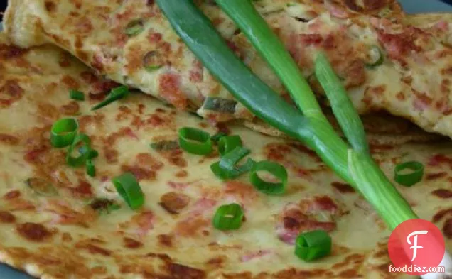 Bacon and Spring Onion Pancakes