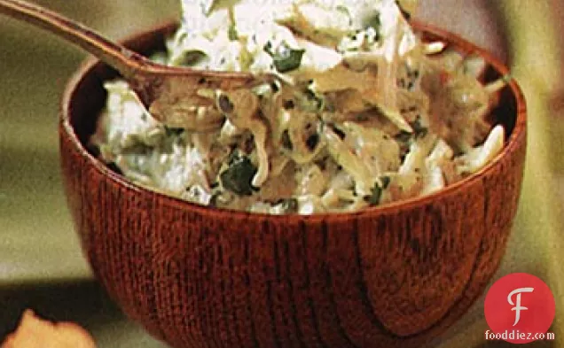 Crab and Coconut Dip with Plantain Chips