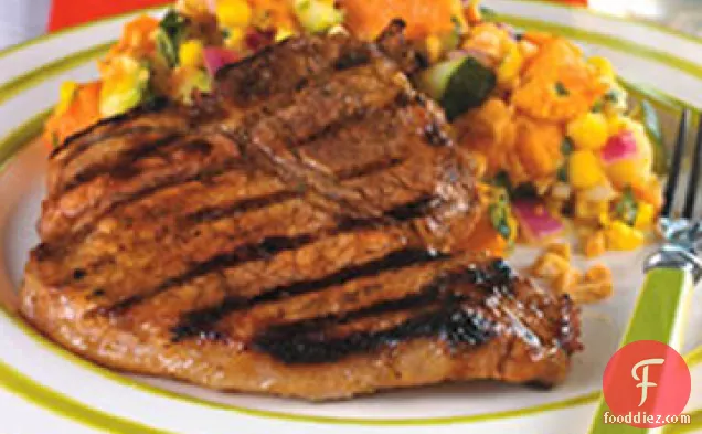 Caribbean Jerk Pork Chops