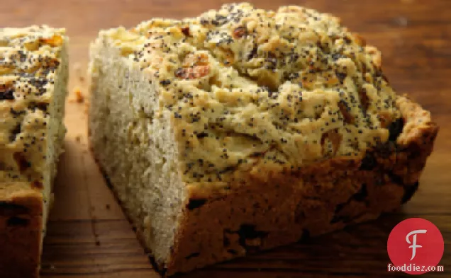 Onion and Poppy Seed Quick Bread