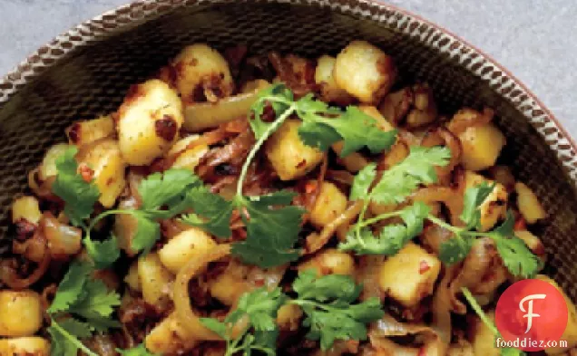 Spiced Potatoes and Onions