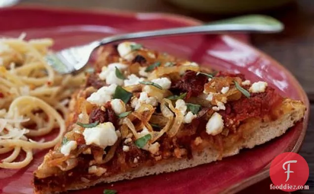 Caramelized Onion and Goat Cheese Pizza