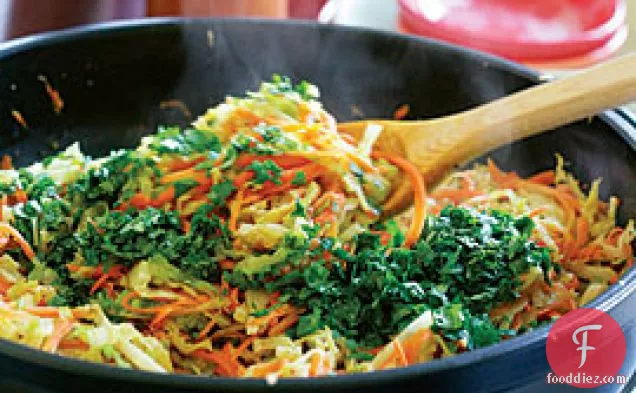 Cabbage & Carrot Stir-fry With Toasted Cumin & Lime